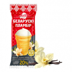 Мороженое белорусский пломбир с ванилью 100гр